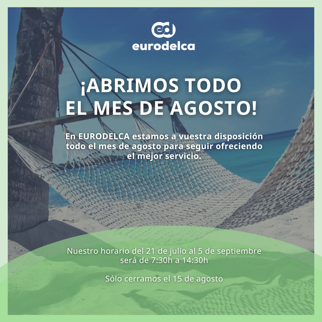 Horario verano EURODELCA 2025